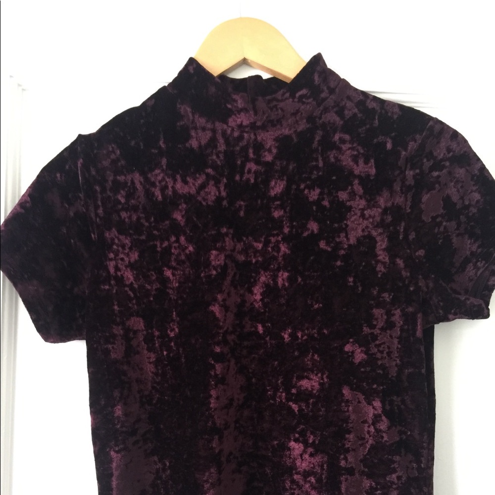 Velvet purple top from Forever21.